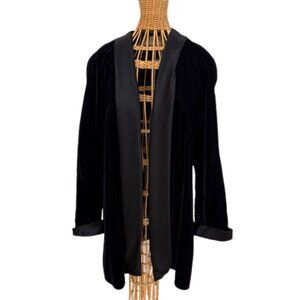 Vintage Michael Marcella velvet and satin evening jacket/opera coat